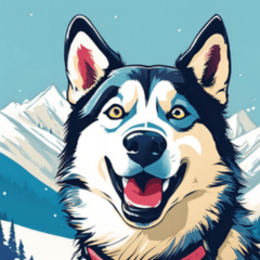 comic husky