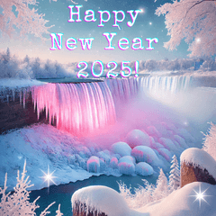 New Year wishes & nature-inspired card.