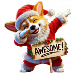 Christmas Corgi Amazing