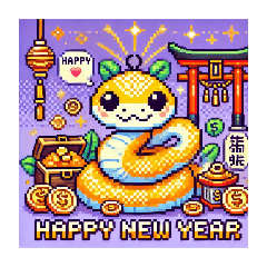 NewYear! Fortune Snake's Greetings