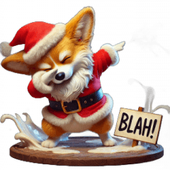 Christmas Corgi Nonsense