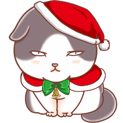 Gray cat Gre_chan Christmas  version