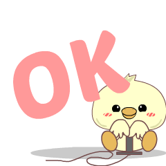 Adorable chick 4 : Pop-up stickers