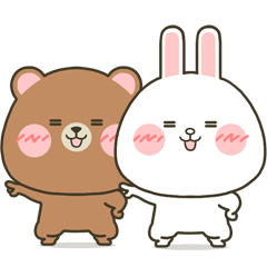 Dancing! Chubby Bear & Chubby Bunny