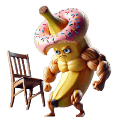 I am Muscular Big Banana - I'm in