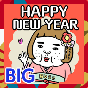 Ugly but charming woman NEW YEAR BIG