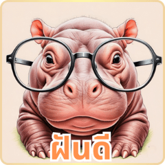 Tiny Pygmy Hippo Wonders 1:Thai