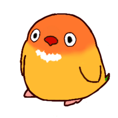 My bird,POPOchan sticker