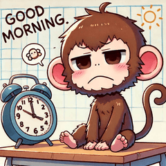 Clumsy Monkey Stickers@SFW