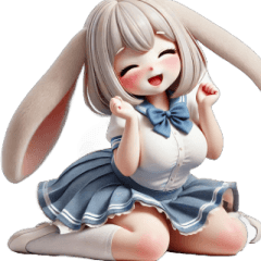 Bunny Girl Cute Expression