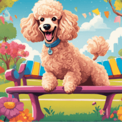 comic poodle