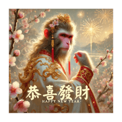 Monkey King celebrates the New Year 1