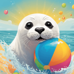 comic harp seal