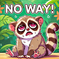 Clumsy Slow Loris Stickers@SFW