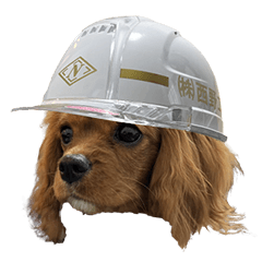 Nishino Industries' mascot dog Ruby