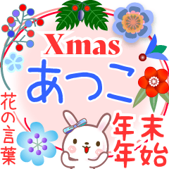 Xmas◆年末年始・正月●花の言葉◇あつこ