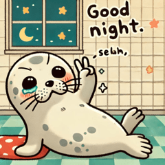 Clumsy Seal Stickers@SFW