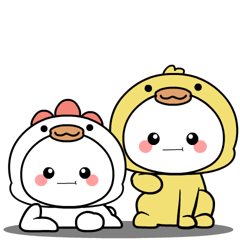 Chubby Chick : Pop-up stickers