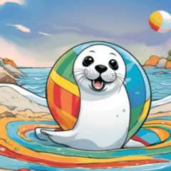 Comic harp seal 1