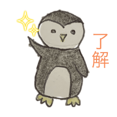 日常生活的可愛企鵝