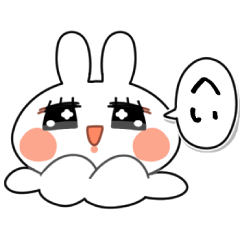Beautiful rabbit that is easy to use – LINE stickers | LINE STORE