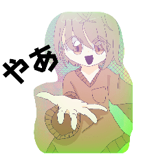 仲良しコンビのスタンプ