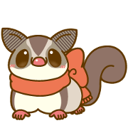 Cute sugar glider(winter)