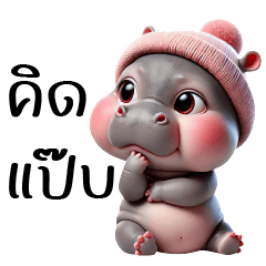 ฮิปโปตุ้ยนุ้ย -น่ารัก