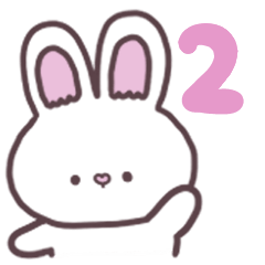 Peach Puff Bunny 2