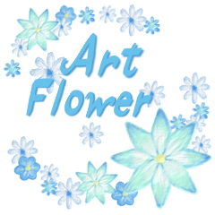 Frame sticker Art Flower