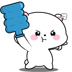 Baby White Bear 2 : Animated Stickers