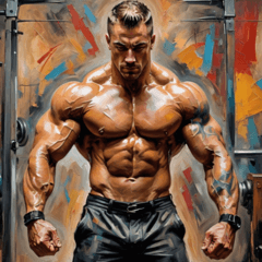 Strong Bodybuilder's Daily Life