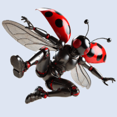 Energetic Robo-Ladybug