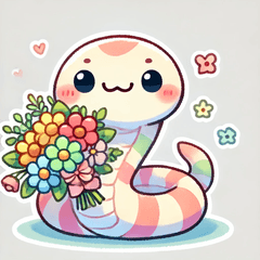 Flower Snake - Spreading Happiness