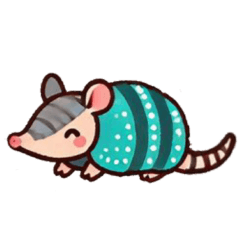 Armadillo Adventures stickers