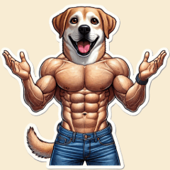 Buff Animal Bros – LINE stickers | LINE STORE