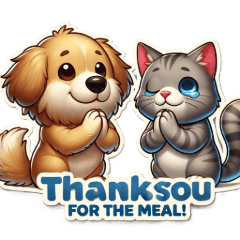 Furry Friends Expressions Sticker