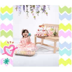 1 year old commemorative photo