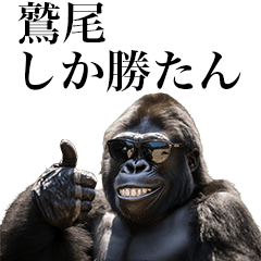 [Washio] Funny Gorilla stamp to send