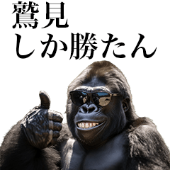 [Washimi] Funny Gorilla stamp to send