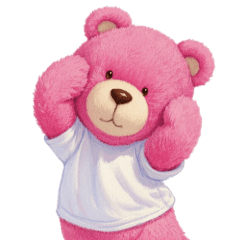 Is the pink teddy bear the god of love?