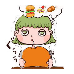 Easygoing people stickers