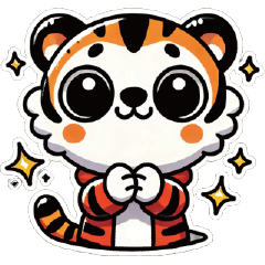 Chubby Tiger's Expressive Charms