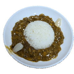 Delicious curry rice, very lion curry