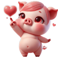 Pink Pig Romantic Date