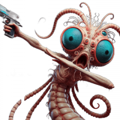 Fly Alien - Shocked