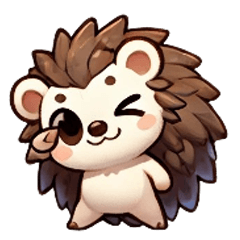 kawaii chibi hedgehog (JP)