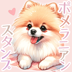 Pomeranian Stickers - Very Cute