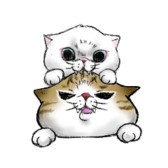 Various cats' daily life Sticker