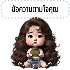 Message Stickers: TungOh cute girl